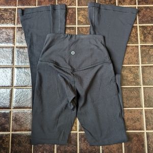 Lululemon high waisted flare legging in black